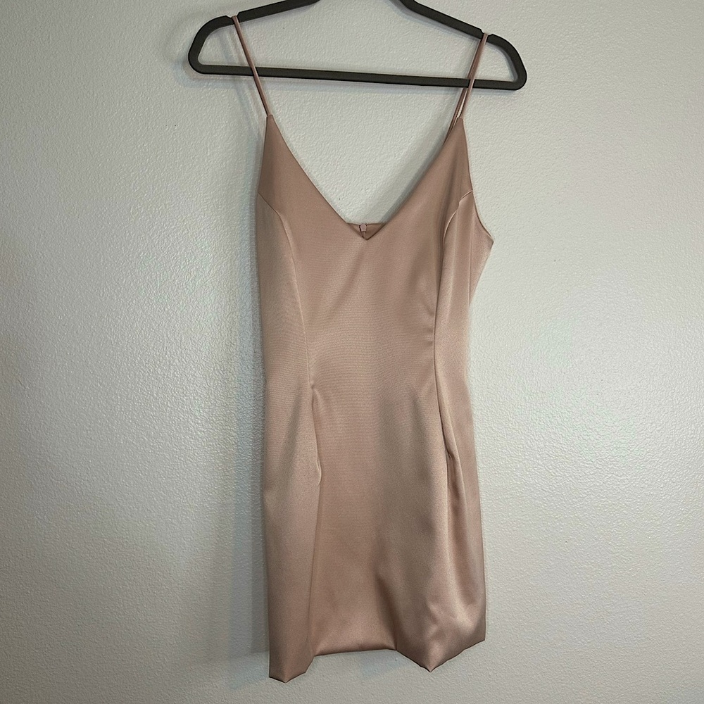Lorette | Champagne Mini Dress